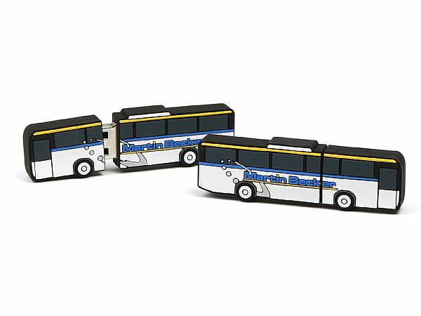 bus usb stick mit logo stadtbus verkehr transport sonderform