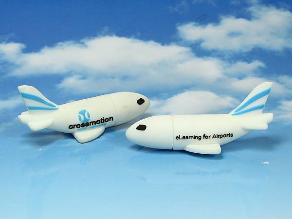 flugzeug logo beidseitig usb stick