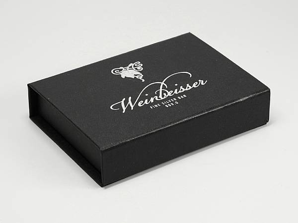 geschenkverpackung silberbarren