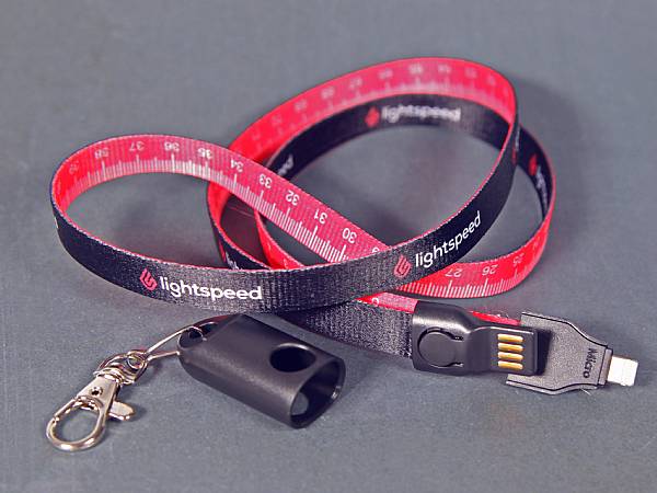 lanyard kabel band 2in1 adapterkabel werbung logo