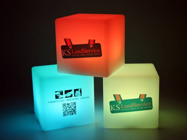 led leuchtwuerfel wuerfel leuchtmittel werbung messestand kreativ