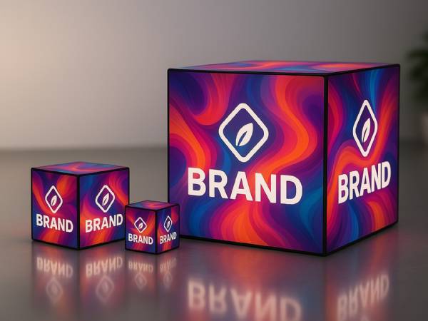 led wuerfel bunt 3erset voll bedruckt