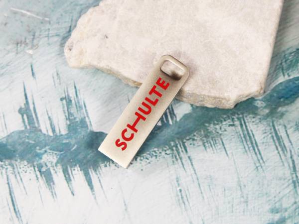 mini metall usb mit logodruck