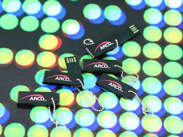 mini usb stick flach  drehbã¼gel logoaufdruck