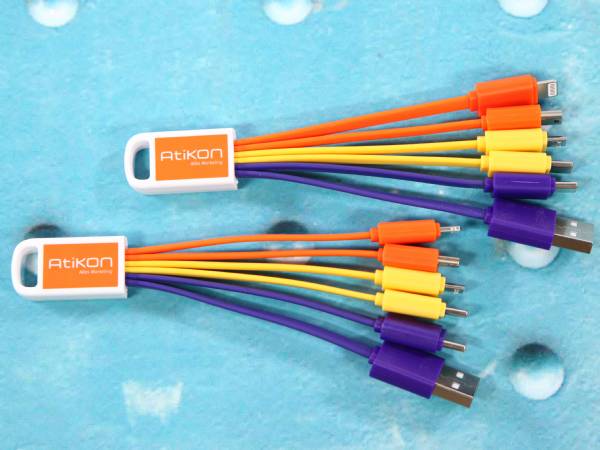 Ladekabel Color für iPhones, Smartphones, mobile Endgeräte 
