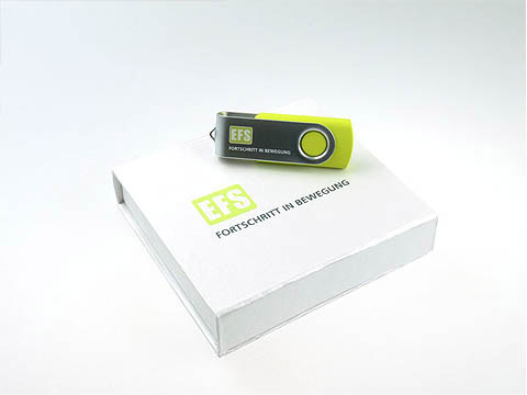 Swing USB-Stick Metall-Buegel Box Logo, Metall.01