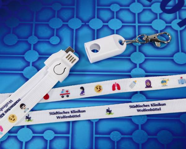 usb c lanyard ladekabel bedruckt mit logo