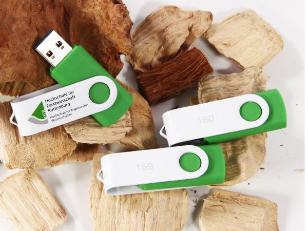 usb highspeed idividualisierter logo stick mit nummerierung formatiiert