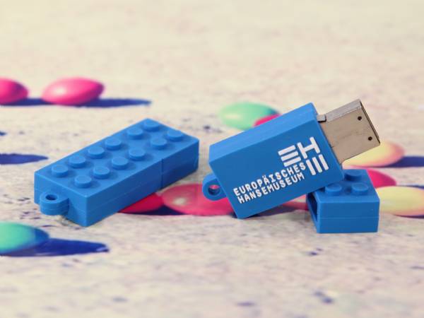 usb stick brick baustein legostein lego kreativ pvc individuell werbung