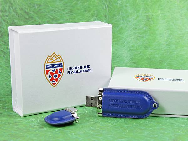 usb stick leder verpackung box werbegeschenk