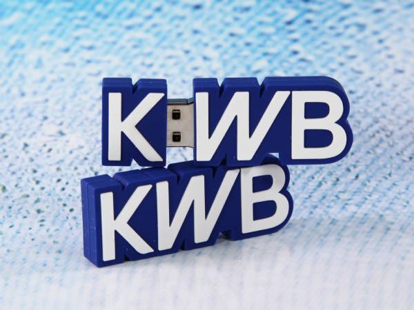 usb stick logo freiform sonderform kreativ idividuell kwb werbung