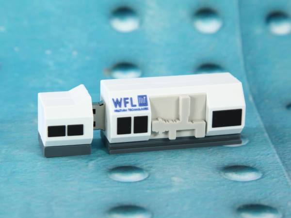 usb stick maschine bau baustelle individuell logo werbung 3d