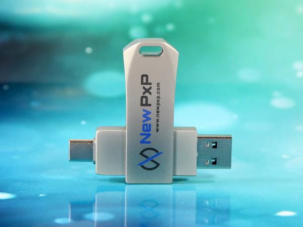 usb stick metaldrive produo typc typea duo elegant metall