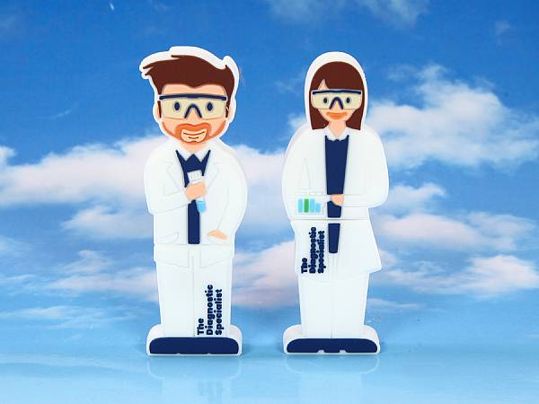 usb stick sonderform figur mann frau labor firma