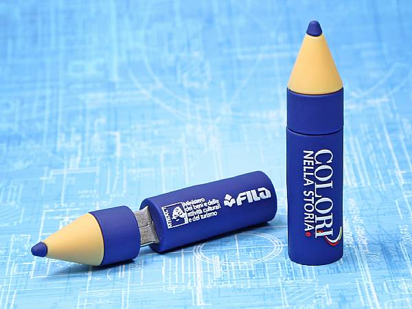 usb stick stift logo werbung buntstift pen