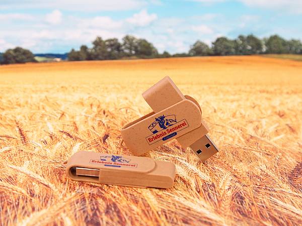 usb stick twister biokunststoff natur umweltfreundlich öko