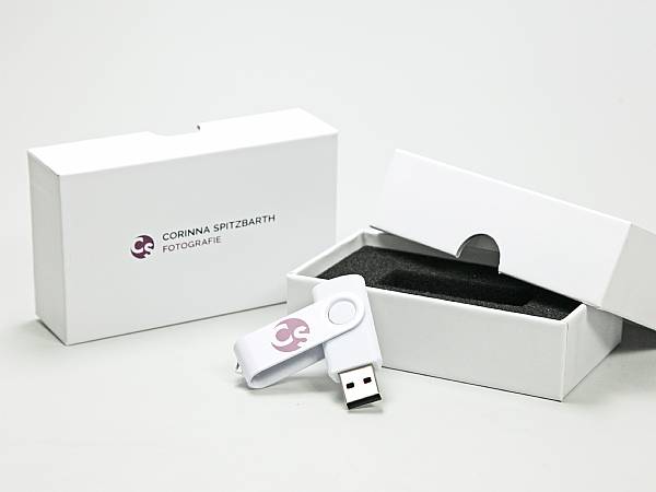 usb stick twister drehbar metall verpackung logo druck edel