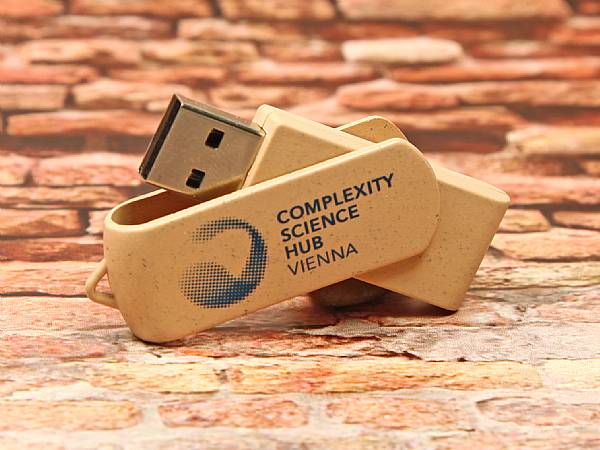 Komplett aus Biokunststoff Twister Classic USB-Stick