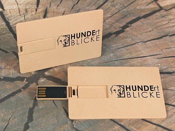 usb stick visitenkarte bio kunststoff umwelt aufdruck logo