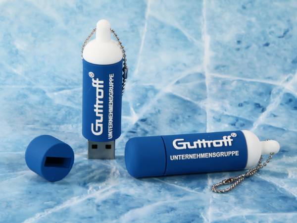 usb stickfass verpackung glasflasche gas flasche individuell logo werbung