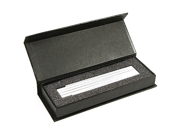Inlay meterstab, Individuelle Klappbox