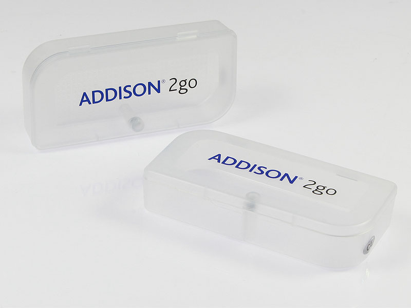 addison 2go verpackung transparent kunststoff bedruckt, P01 PP Verpackung M
