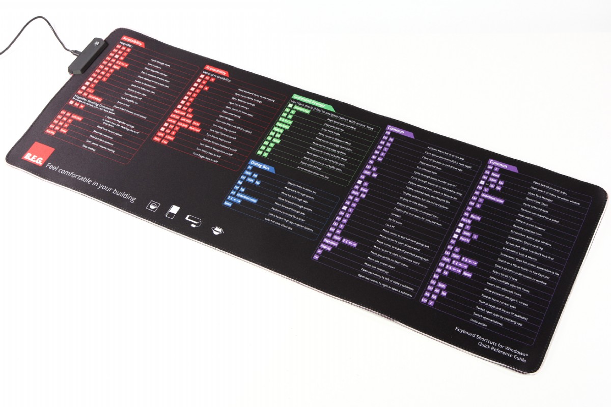 PixaPad XXL Mousepad mit RGB LED