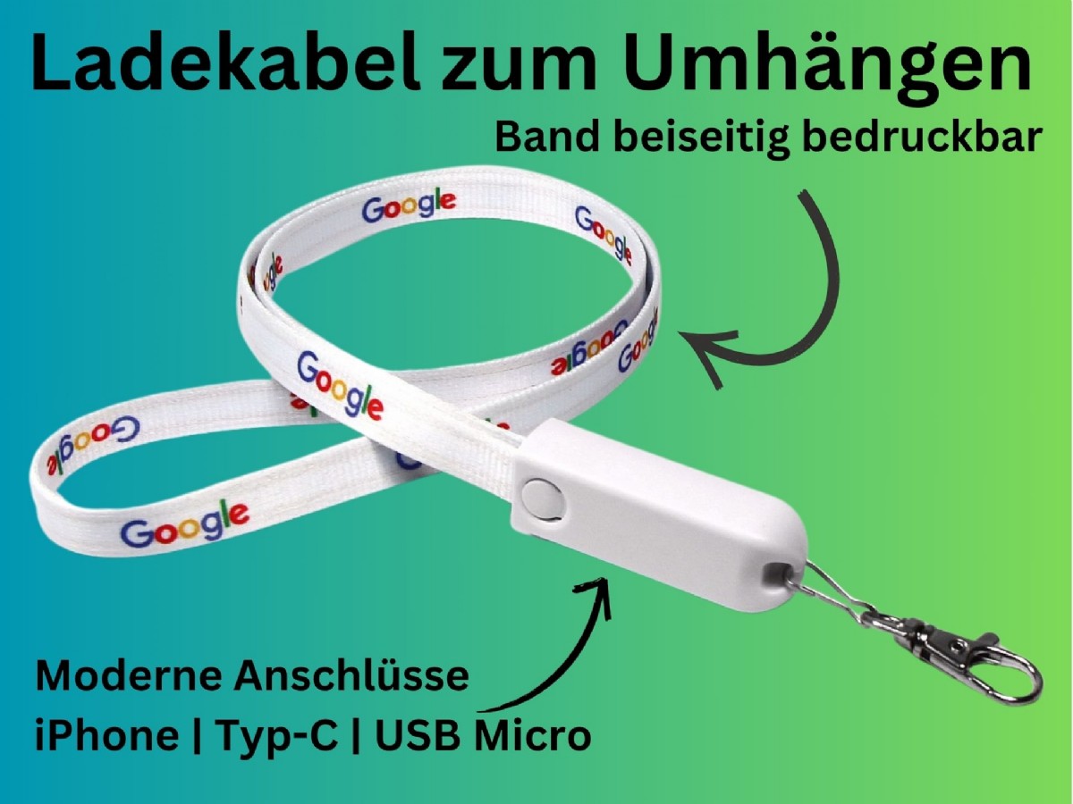3-in-1 Lanyard Ladekabel