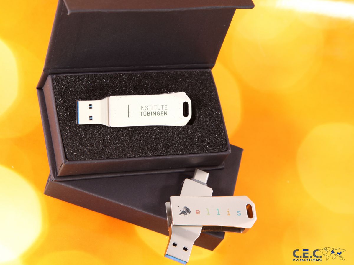 usb c twister dual mit digitaldruck geschenkverpackung