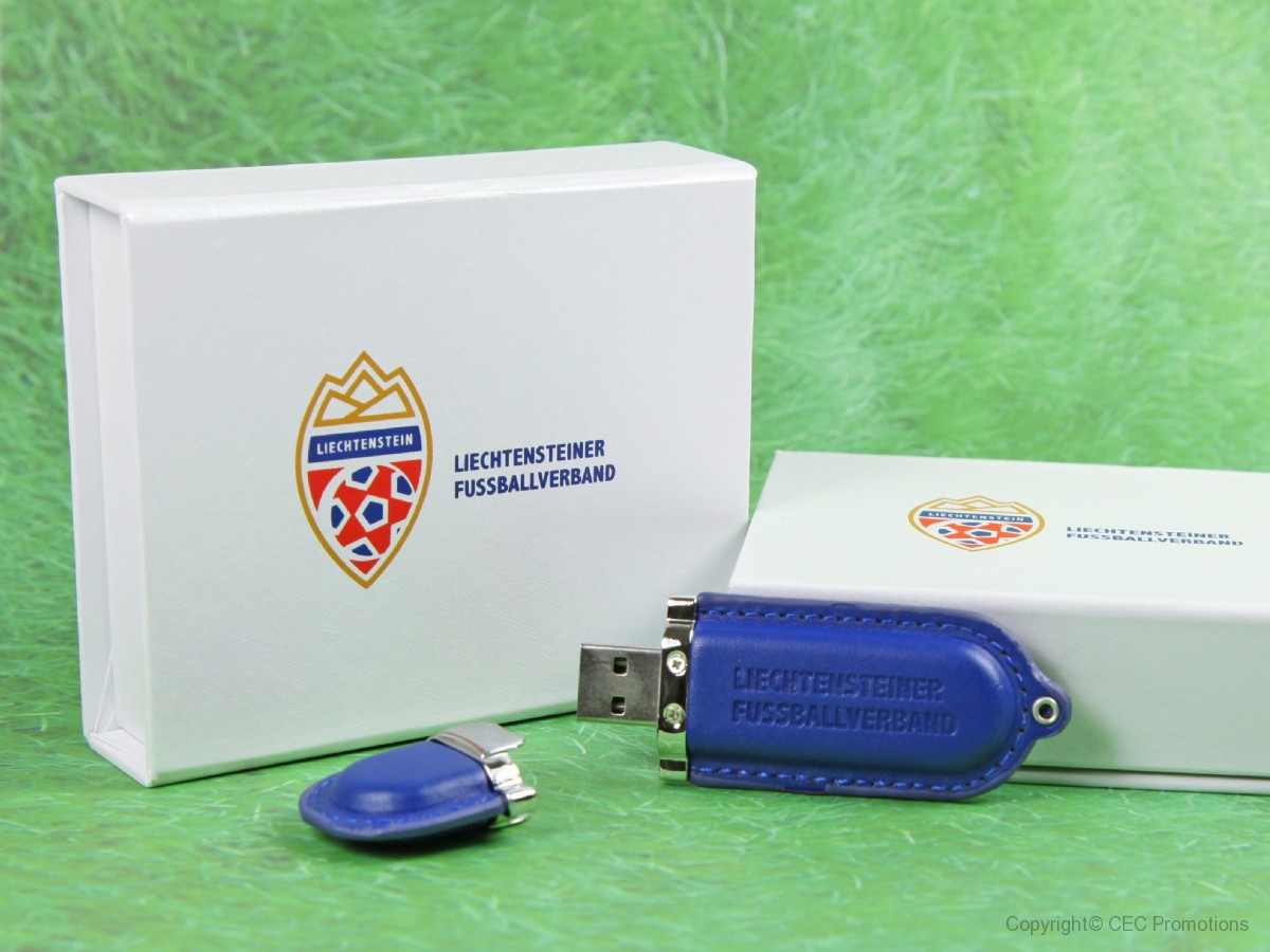 usb stick leder verpackung box werbegeschenk