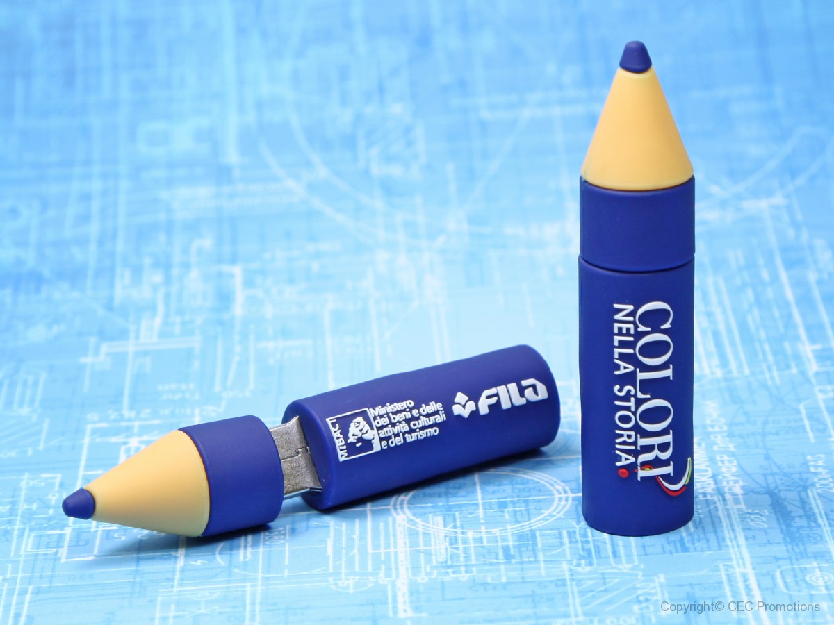 usb stick stift logo werbung buntstift pen