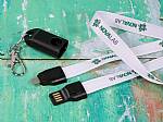 2 in 1 lanyard kabel ladekabel kreativ digiteldruck werbung messe