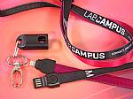 2 in 1 lanyard kabel ladekabel werbemittel logo textil