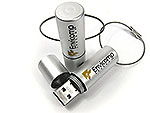 Alu-17 Aluminium USB-Stick silber bedruckt, schraubverschluss, Alu.17