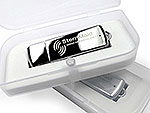 Metall-13 USB-Stick silber graviert Sternmaid, Metall.13