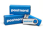 Faltschachtel usb-stick schachtel Sonderfarbe CI blau bedruckt individuell