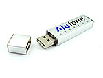 aluform alu usb-stick werbetraeger, deckel, Alu.07