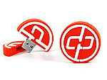 logo usb stick, sonderanfertigung, custom, rund, individuell, pvc
