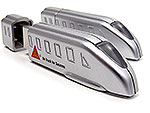 future-train kunststoff usb-stick silber bedruckt, transport, Future-Train