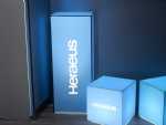 heraeus blau led pillar cube
