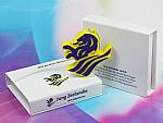 logo als usb stick löwe jung zeelandia verpackung magnetbox sonderanfertigung wappen tier