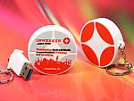 runder usb stick logo sonderform inwerken