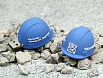 usb bauhelm blau sicherheit