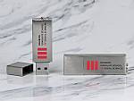 usb stick alu matt edel schlicht logo druck