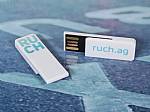 usb stick clip kunststoff logo druck klammer