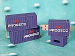 usb stick container transport schiffsweg werbung