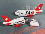 usb stick flugzeug transport flughafen reisen werbung logo