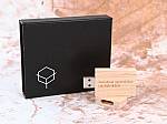 usb stick holz business natur verpackung gravur