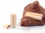 usb stick holz classic gravur natur hellbraun werbung