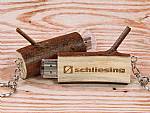 usb stick holzast ast natur gravur logo